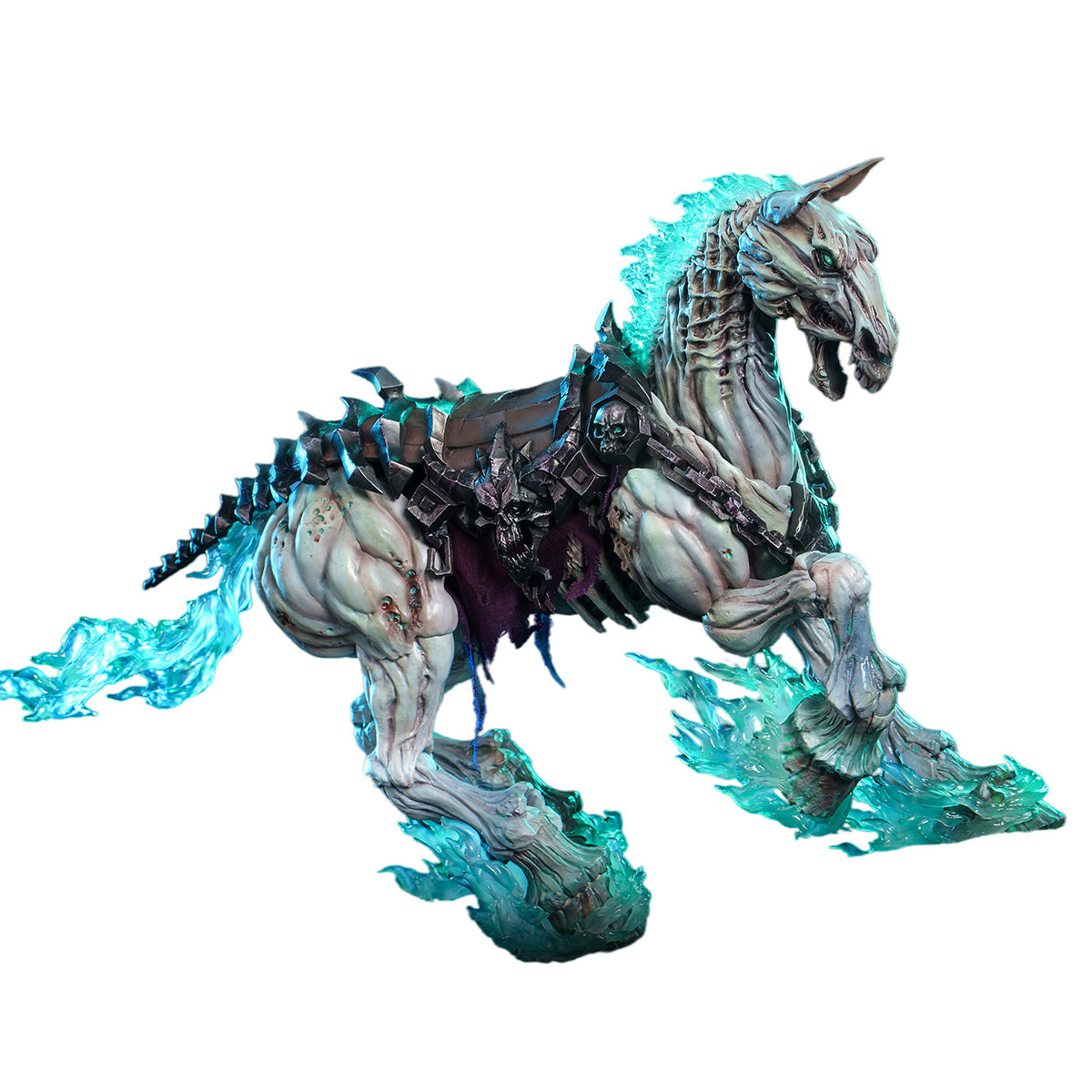 COSERTOYS AD-008 Darksiders Abyss Knight Despair Steed and Dust Falcon 1/12 Scale Action Figure Set