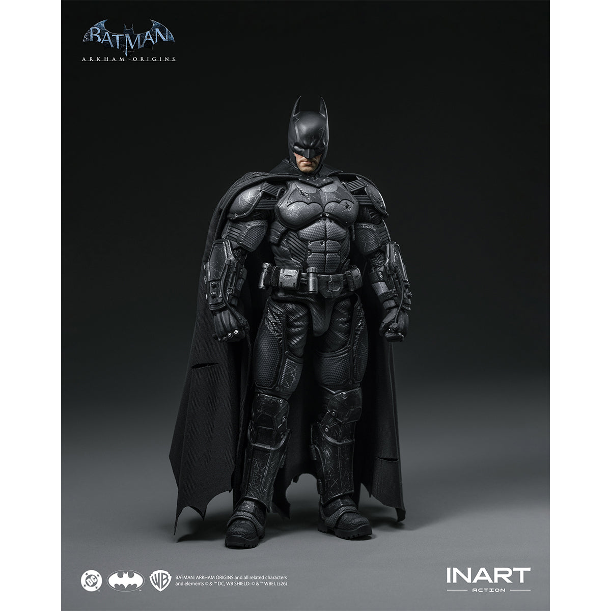 INART DC Comics MAG G0007 Batman: Arkham Origins - Batman (Battle Damaged Version) 1/12 Scale Action Figure