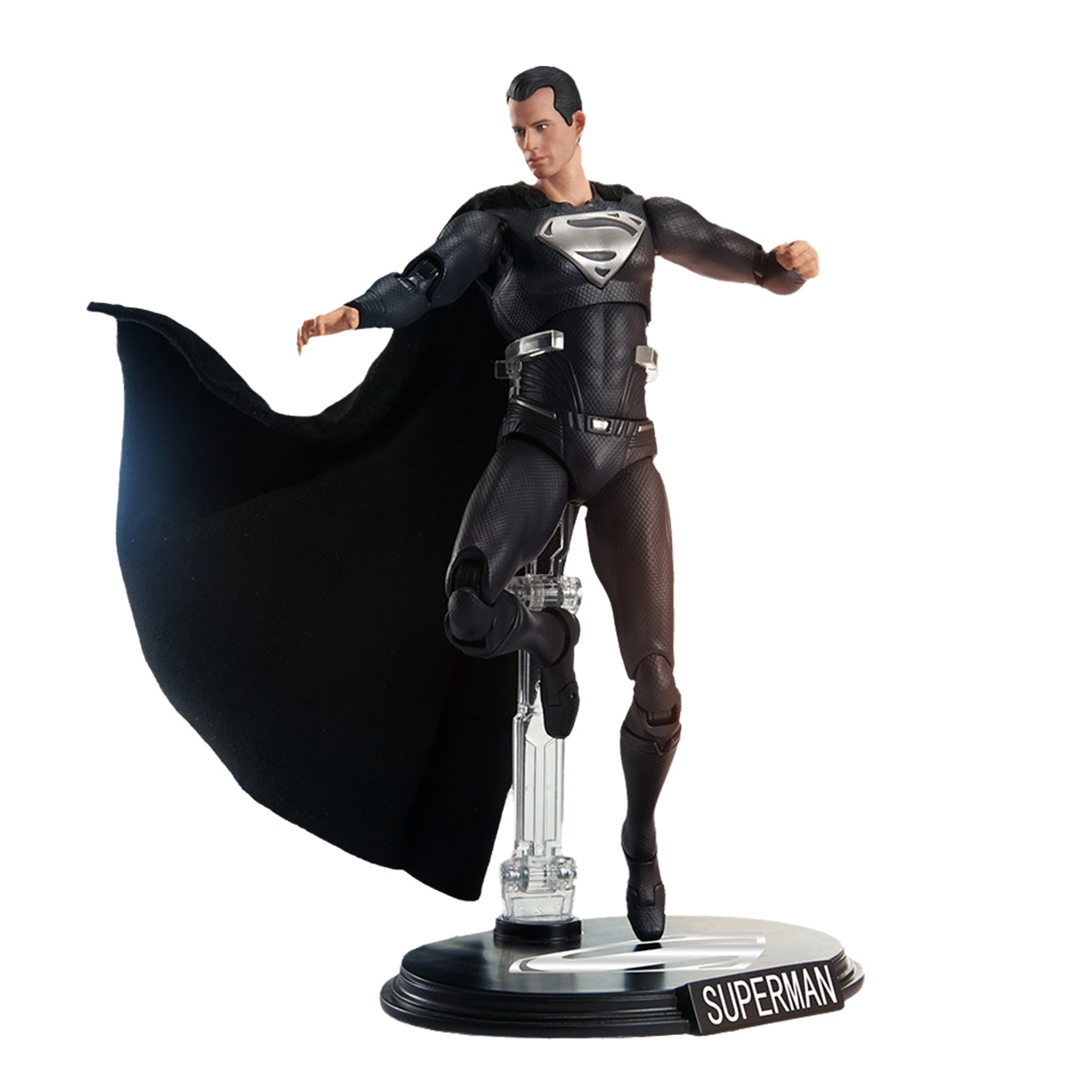 HiPlay Fondjoy Full Set: Black Superhero, 1:9 Scale Miniature Male Action Figurine