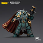 JOYTOY Imperial Fists Legion Apothecary/Sons of Horus Legion Apothecary & Legion Champion & Cataphractii Praetor with Combi-Melta and Power Maul 1/18 Scale Action Figure