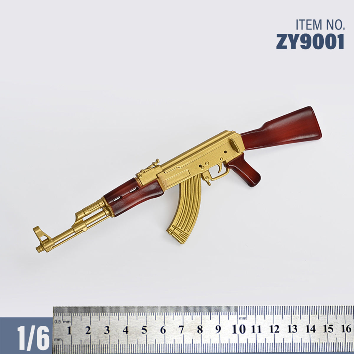 ZYTOYS, AK47 Assault Rifle/P90 WWII Gun Rifle Weapon Gun Model Doll Accessory for 12-inches Action Figurine