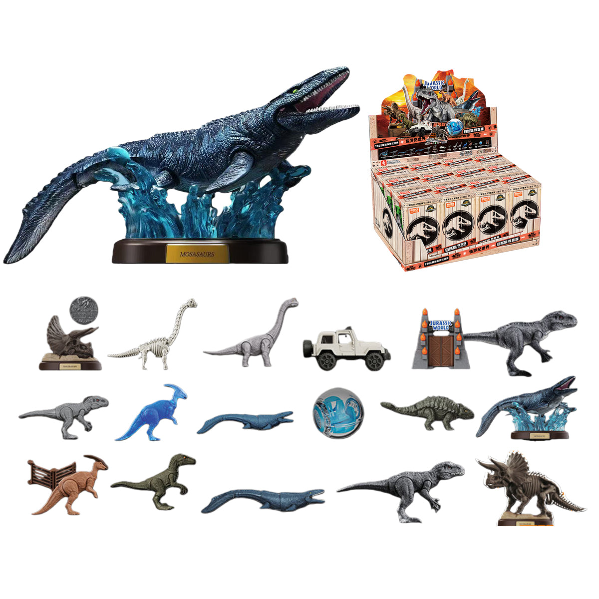 Blokees 75642 Jurassic World Terraventure Surprise Ver. Wave 2 Set Blind Box Figure