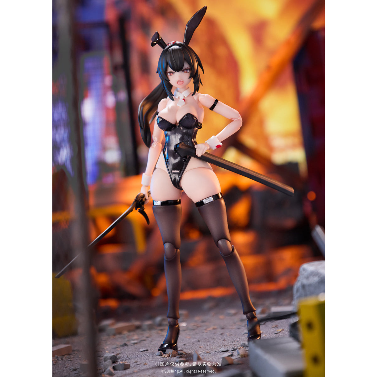 Sushing Rabbit Rapid Response Squad Assault Specialist LUNA 1/12 Scale Action Figure