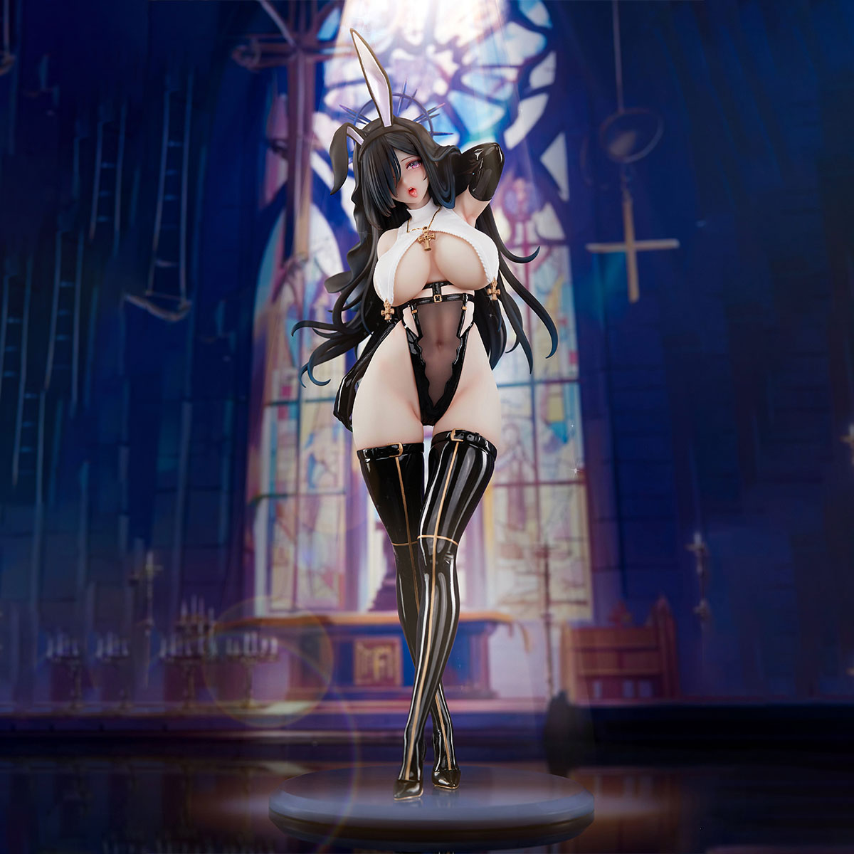Figura de anime de la Monja Negra de BearPanda (Cuarta Edición)