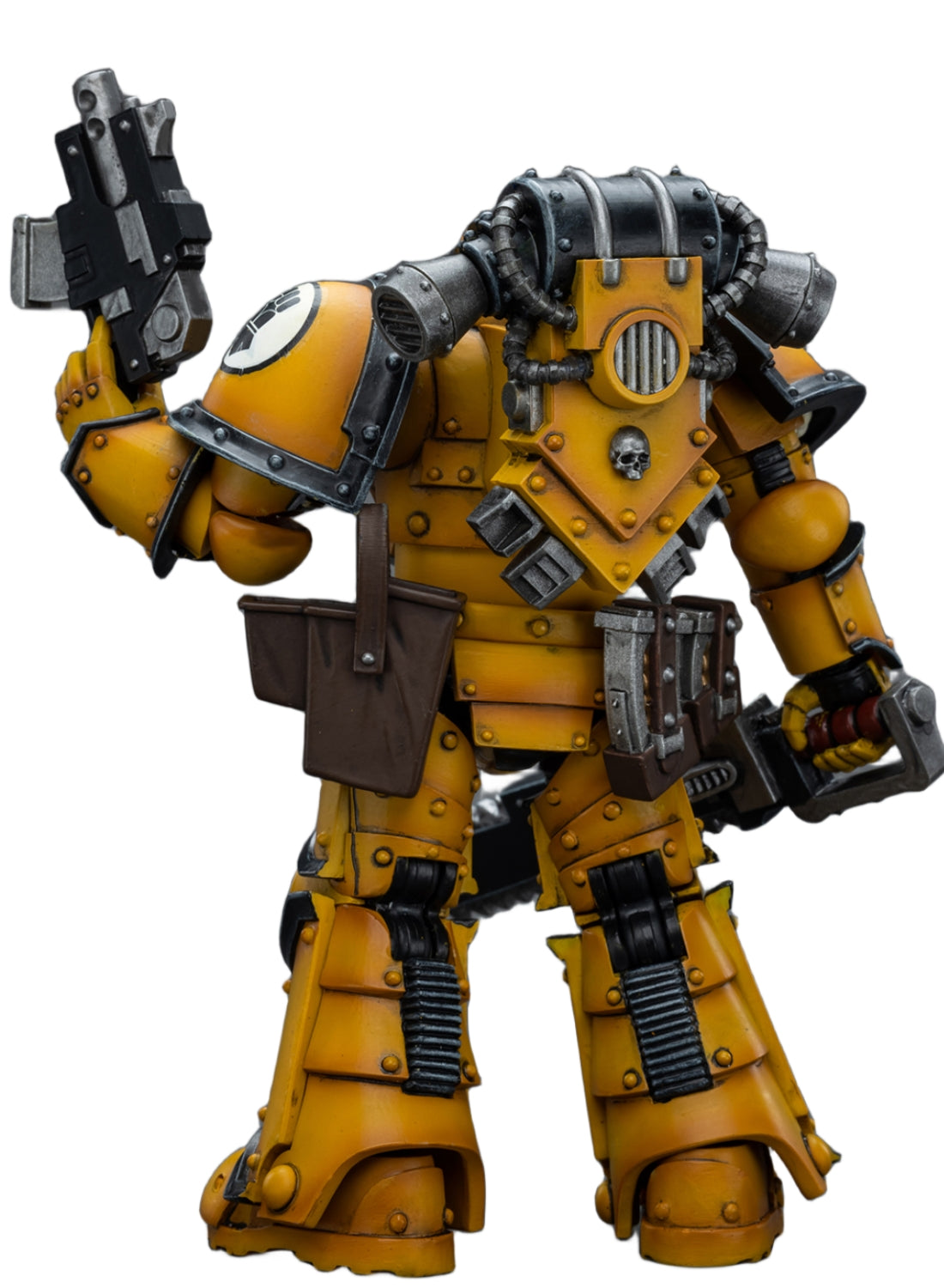 HiPlay JoyToy 40K Collectible Figure: Imperial Fists Legion MkIII Despoiler Squad Legion Despoiler with Chainsword 1:18 Scale Action Figures JT9091