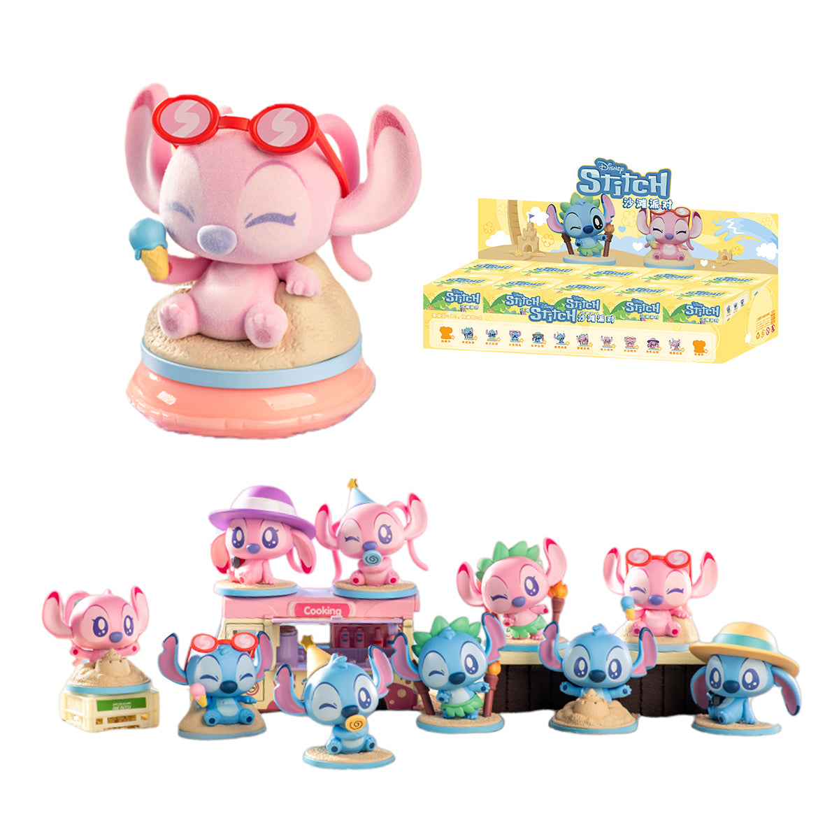 MORSTORM Disney Stitch Beach Party Series Blind Box Figure