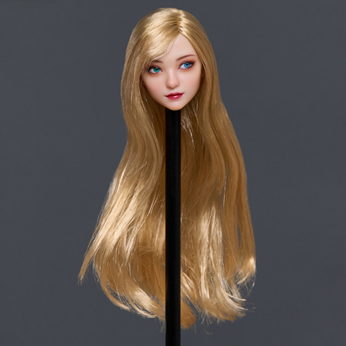 Z6TOYS Heterochromatic Movable Eyes Female Head Sculpt Lele For Action Figures