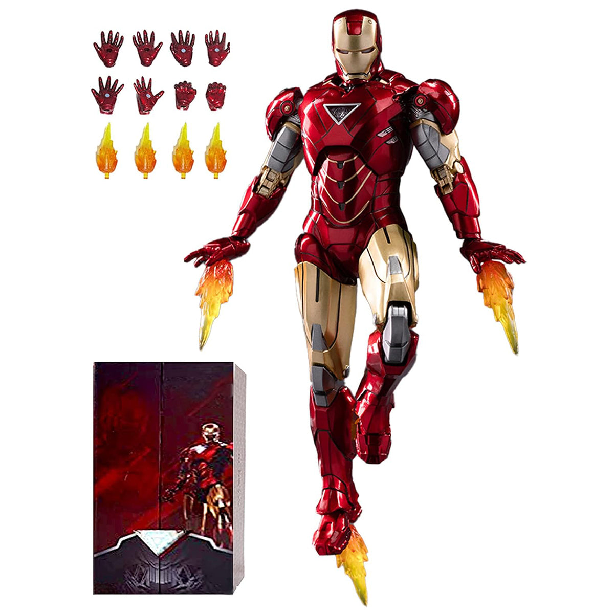 ZD Collectible Figure Full Set: Iron Man Mark, 1:10 Scale Miniature