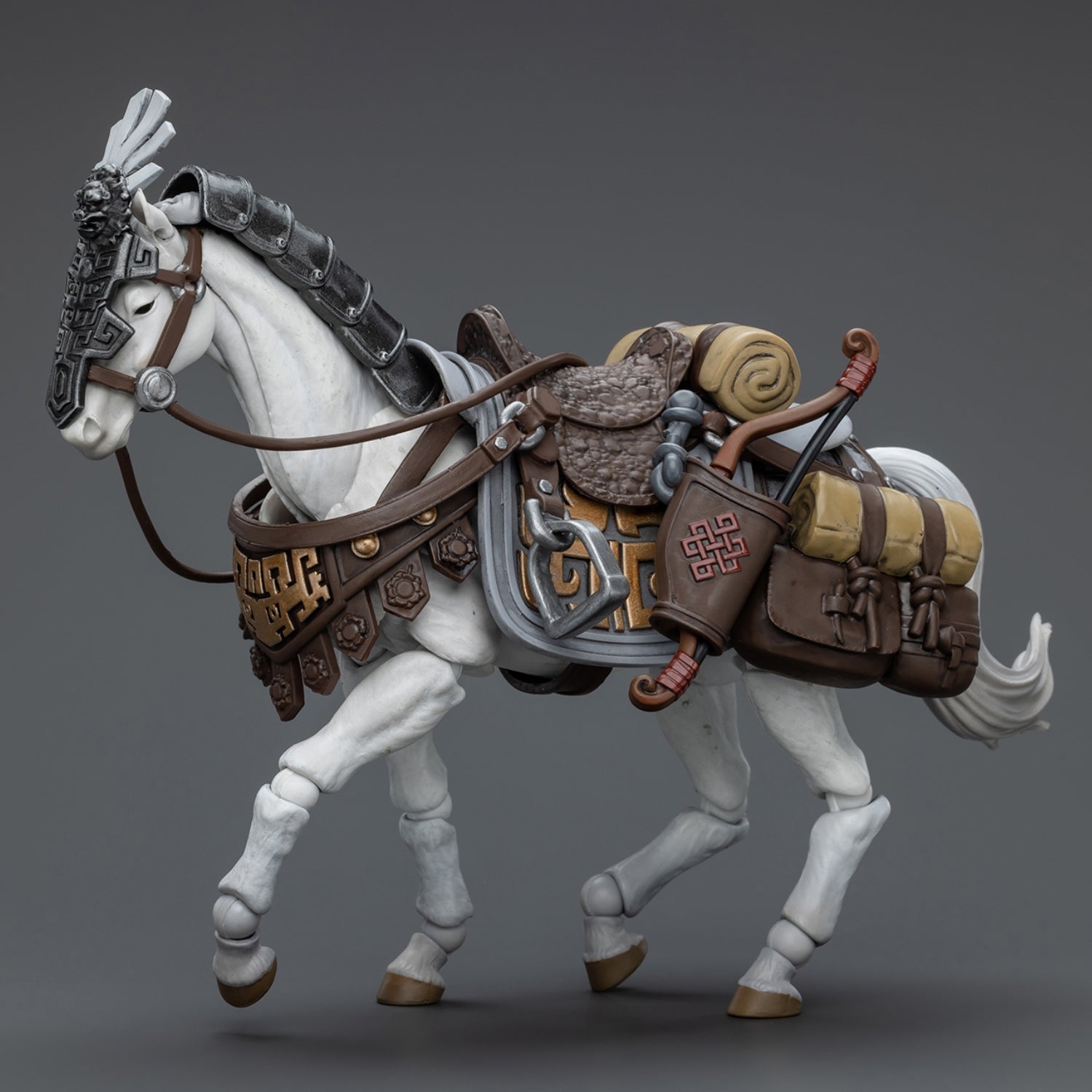 JoyToy Dark Source JT6045 JiangHu Northern Hanland Empire White Feather Armored Horse 1/18 Scale Action Figures