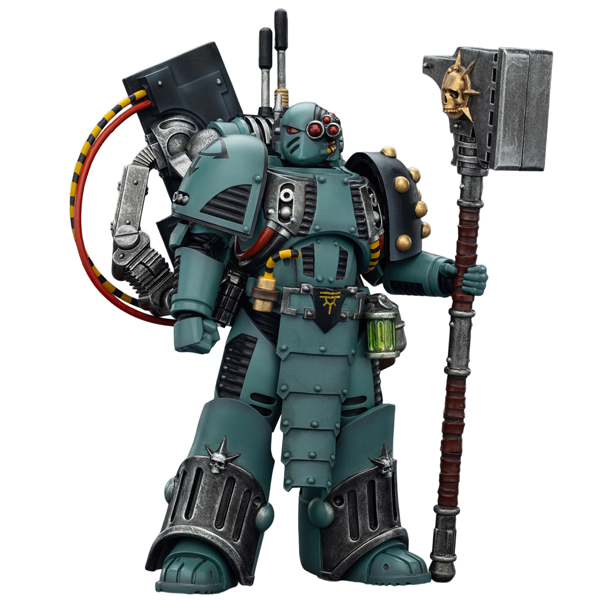 JOYTOY Warhammer 40,000 Sons of Horus Siege Breaker & Tybalt Marr Captain of the 18th Company 1/18 Scale Action Figure