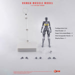 KEEPGOING Female Human Muscle Model Grey Version 1/12 Scale Super Articulated Action Figure