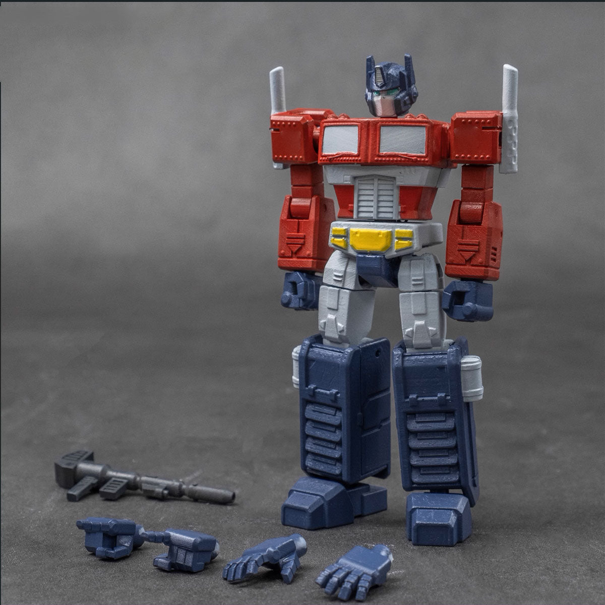 (Only Shipped to the US) YOLOPARK Transformers Optimus AMK Mini Scale Easy Pre-Assembly Model Kit