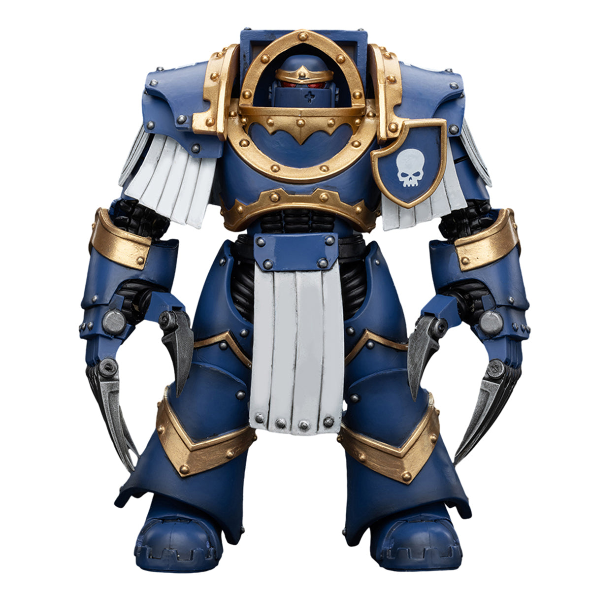 (Only Shipped to the US) JOYTOY Warhammer The Horus Heresy Series, Ultramarines Cataphractii Terminator Squad: Terminator with Lighting Claws, 1/18 Scale Collectible Action Figure JT7394