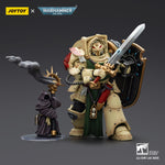 JOYTOY Dark Angels Deathwing Knight With Power Sword Storm & The Sanguinor with Encarmine Broadsword 1/18 Scale Action Figure