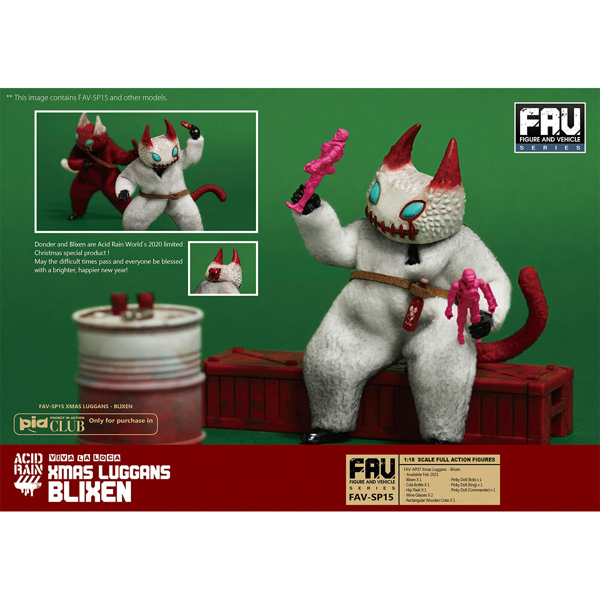 TOY ALLIANCE Acid Rain World Xmas Luggans Blixen Action Figure