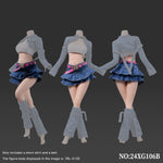 VSTOYS Trendy Denim Suit Ver.24XG106 For Action Figures