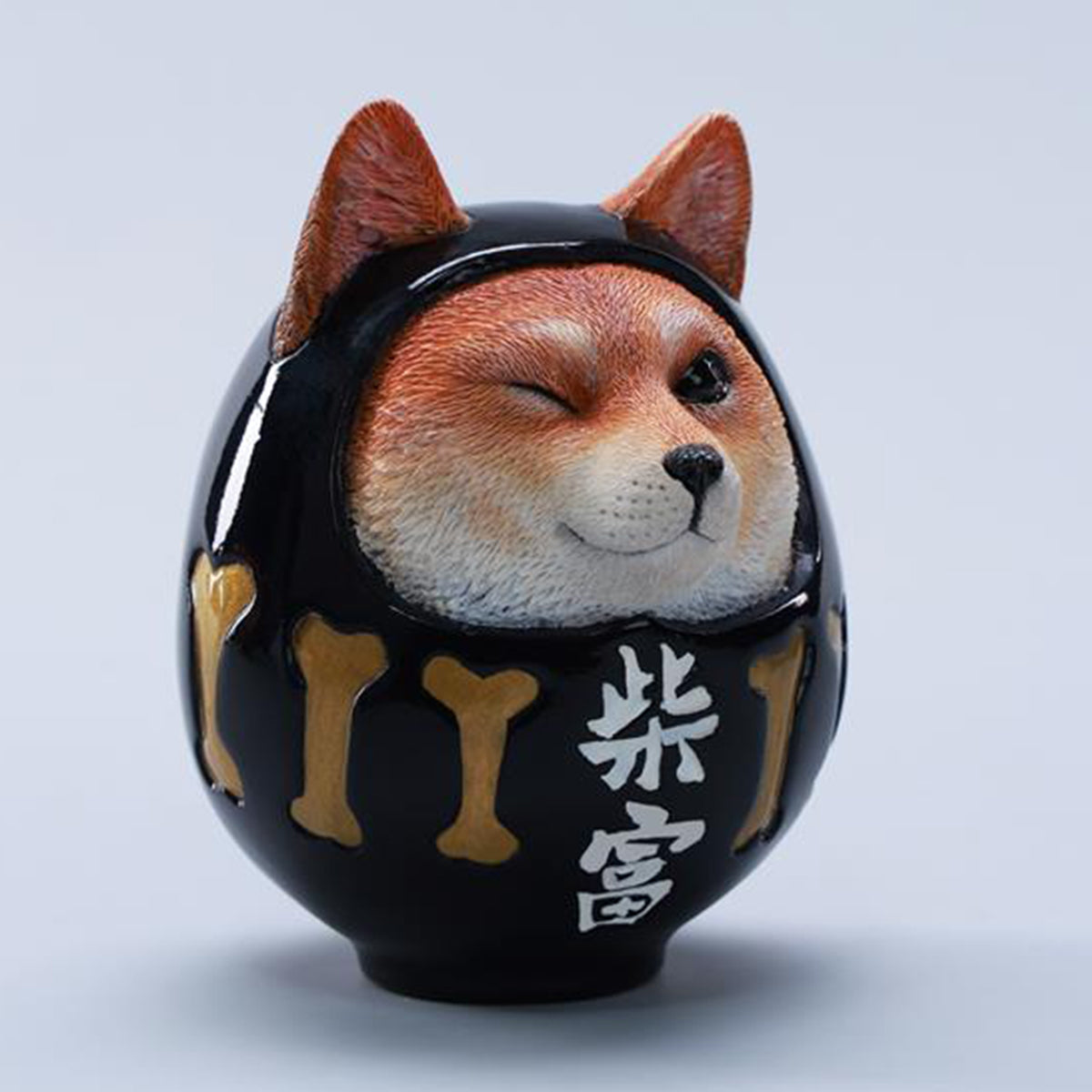 JXK Shiba Fortune Daruma Ver.C Collaboration Edition Animal Figurine