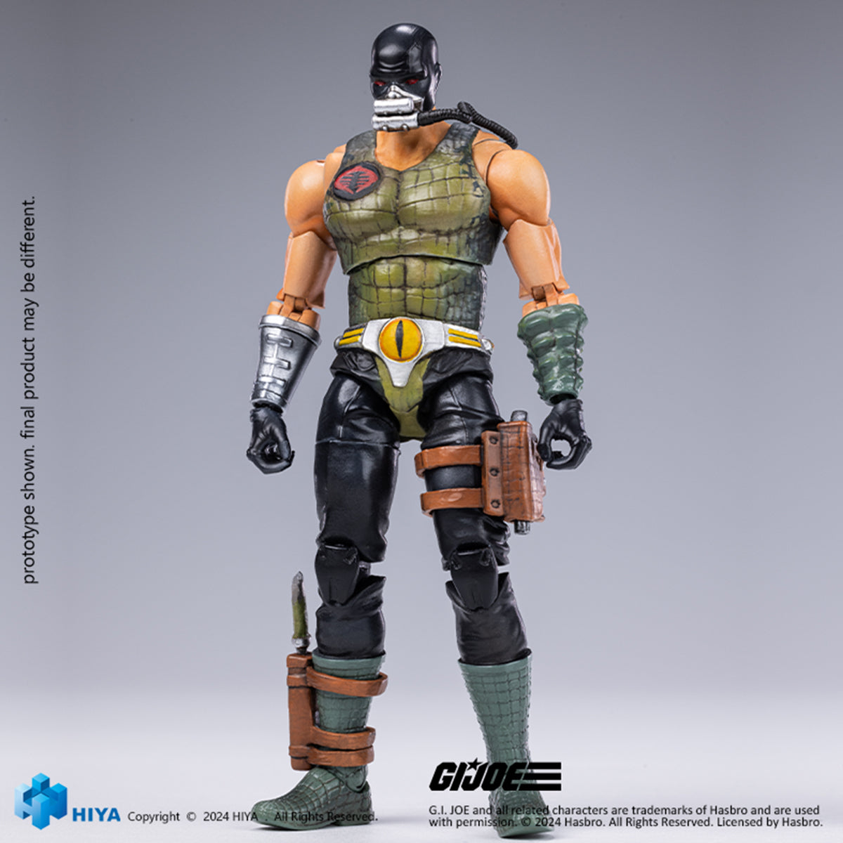 HIYA Collectible Figure Full Set: Crocodile Master & Fiona, Movice Style, Jointed Design, 1:18 Scale Miniature Action Figurine EMG0359