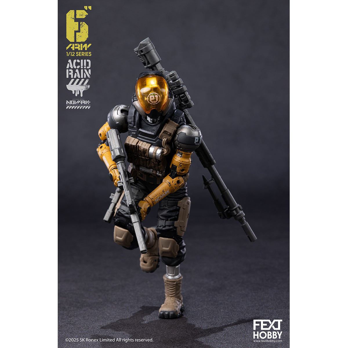 FEXT HOBBY Acid Rain World: Novark FXH-AR-001 THAME/FXH-AR-002 WAR BANNER/FXH-AR-003 SKULLWELDER/FXH-AR-004 PROTEUS 1/12 Scale Action Figure