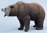 JXK Collectible Bear Figure: Brown Bear 2.0, Expertly Hand-Painted, Lifelike, Safe Resin Miniature Animal Figurine