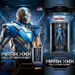 ZD Toys Marvel Avengers Iron Man Mark with Hall of Armor 2.0 Set 1/10 Scale Collectible Action Figure