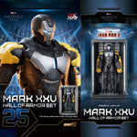 ZD Toys Marvel Avengers Iron Man Mark with Hall of Armor 2.0 Set 1/10 Scale Collectible Action Figure
