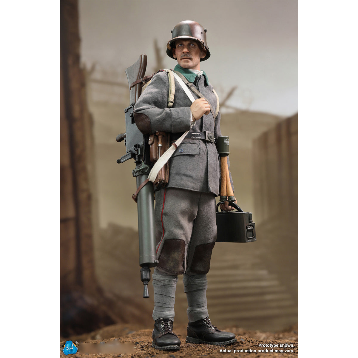 DID WWI German MG08 Machine Gunner Arthur D11015 1/6 Scale Action Figure