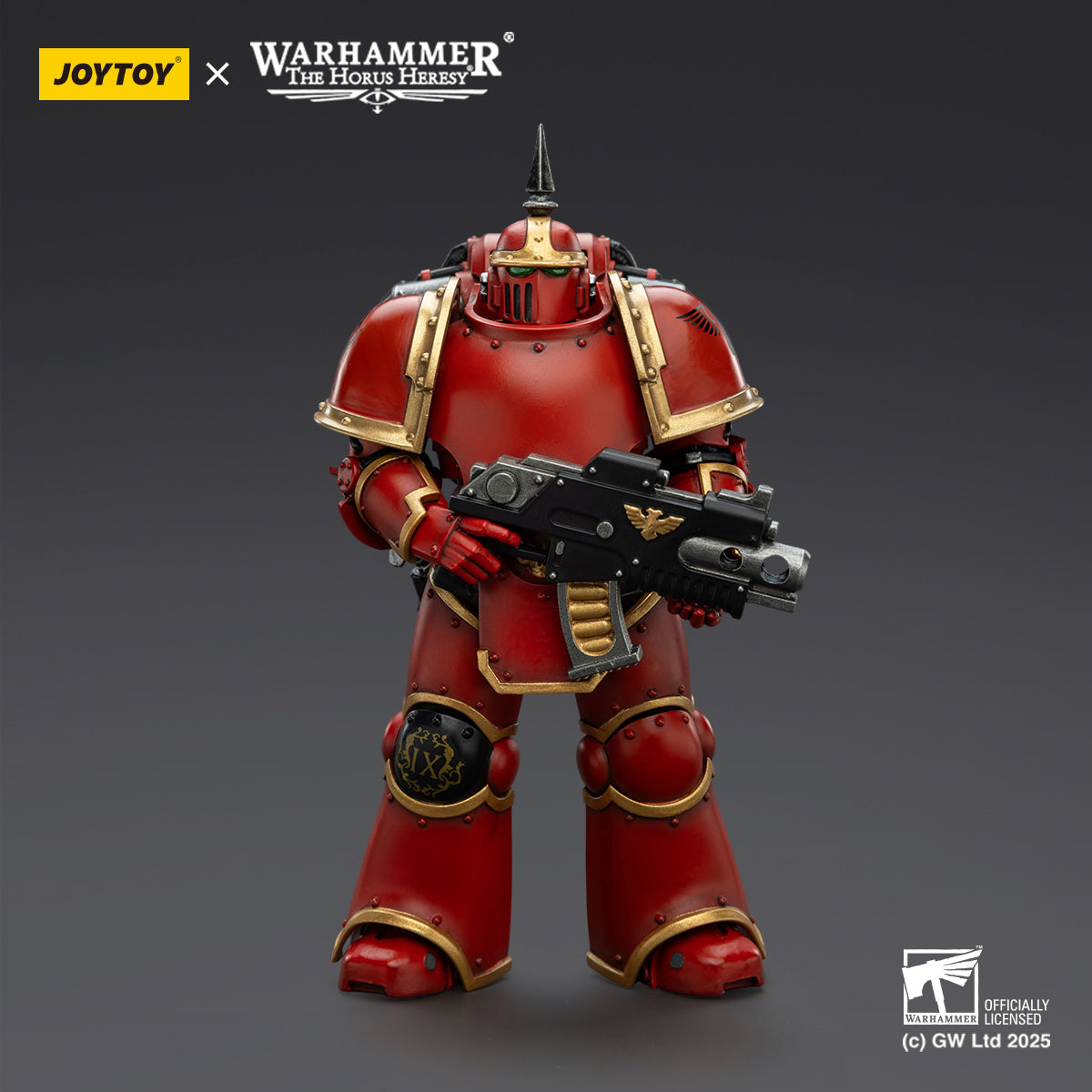 JOYTOY Warhammer Thousand Sons Sons of Horus Alpha Legion Ultramarines Space Wolves Imperial Fists Blood Angels MK lll Tactical Legionary 1/18 Scale Action Figure