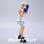 Blue Piper Puppy Guy White BJD Action Figures