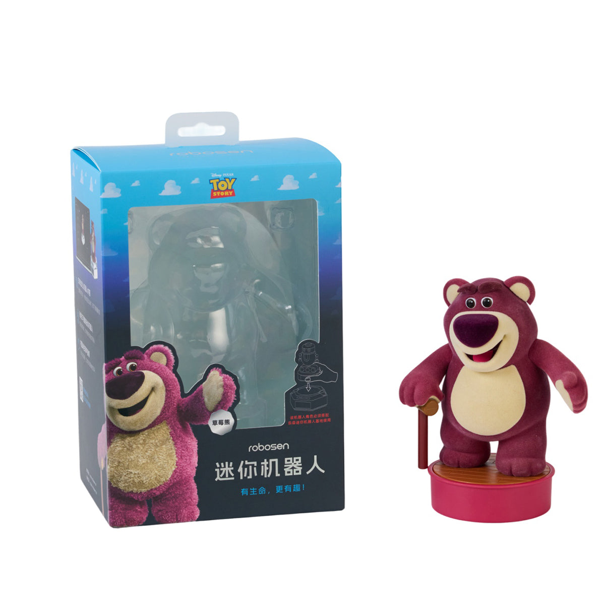 Robosen Mini Robot Toy Story Lots-o'-Huggin' Bear/REX/Buzz Lightyear/WALL·E/EVE/Alien/Woody/Jessie/Mini Base Action Figure Set