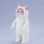 JXK, Fluffy Cat, Static Animal Figurine