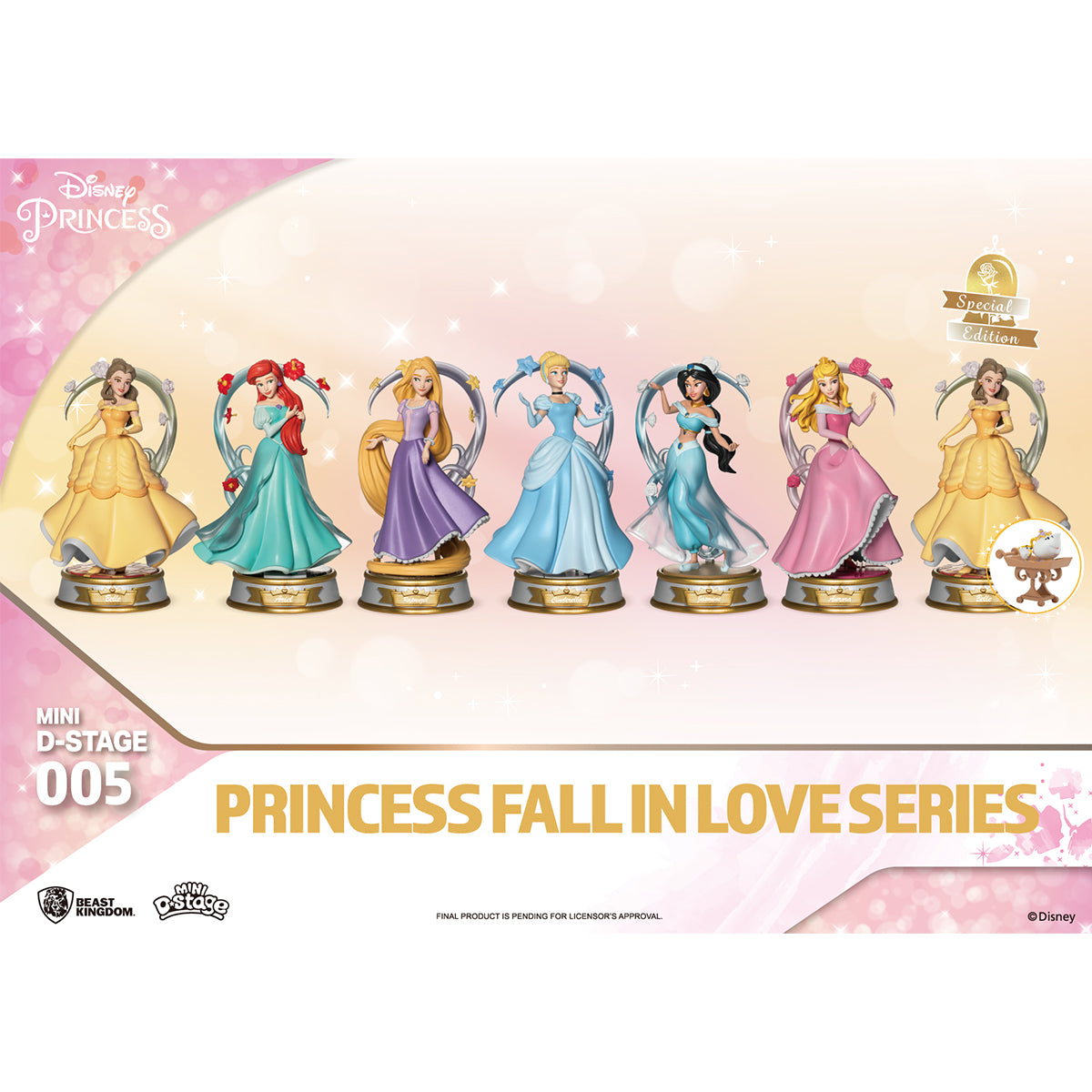 Beast Kingdom MDS-005 Disney's Princesses Fall In Love Series Blind Box