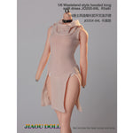 JIAOUDOLL Ruched Post-Apocalyptic Style Long Dress JO25X-04 Doll Clothes Accessory Fit 1/6 Scale 12-inches Figure