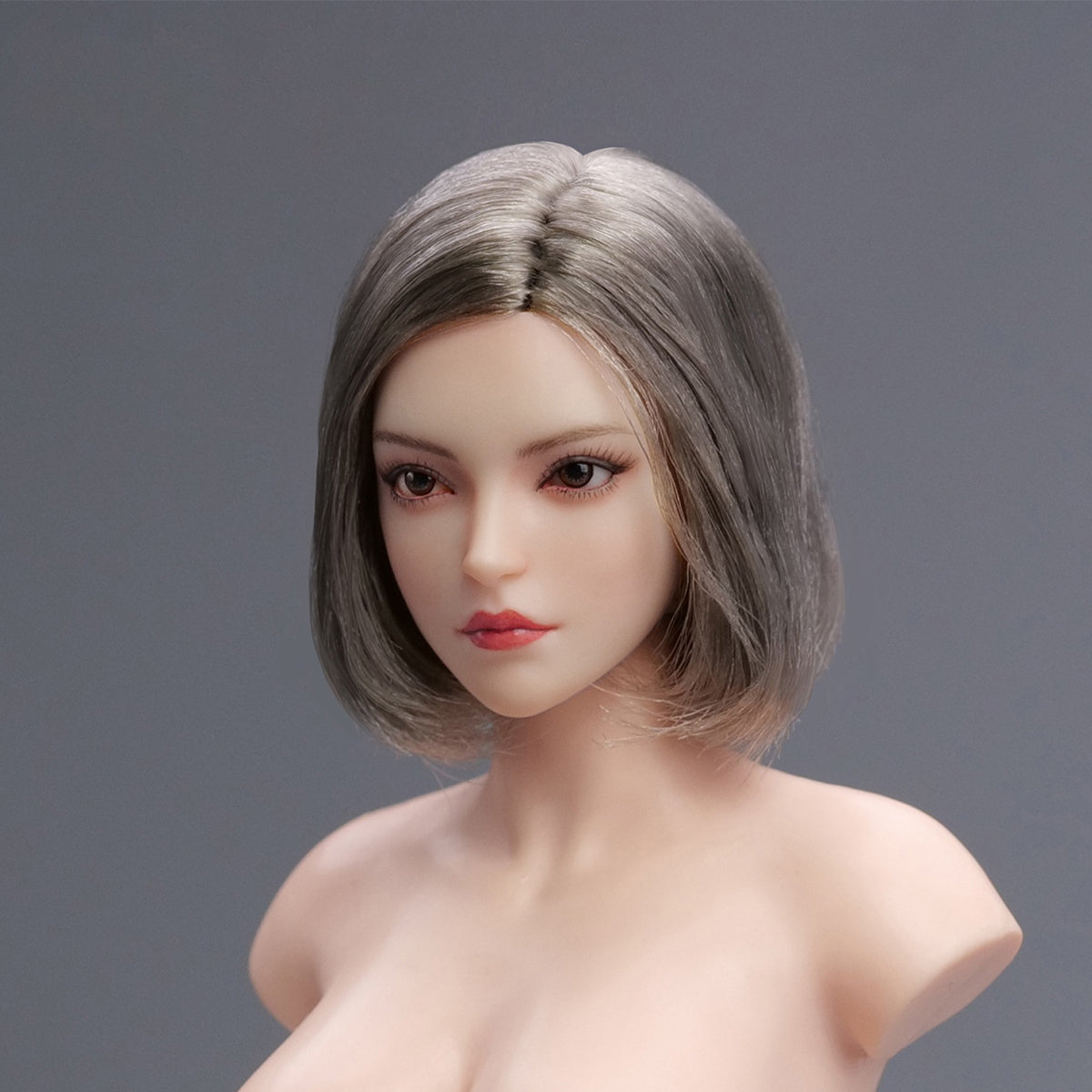 YMTOYS Action Figure Head Sculpt Accessory: Asian Female Head Sculpture - Xiao Zhao, Movable Eye, For 12-inch Miniature Figure