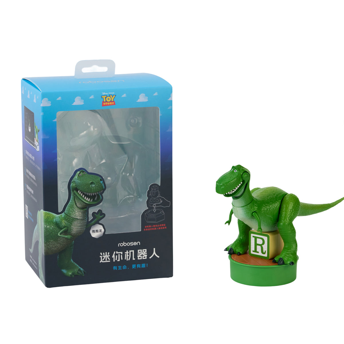 Robosen Mini Robot Toy Story Lots-o'-Huggin' Bear/REX/Buzz Lightyear/WALL·E/EVE/Alien/Woody/Jessie/Mini Base Action Figure Set