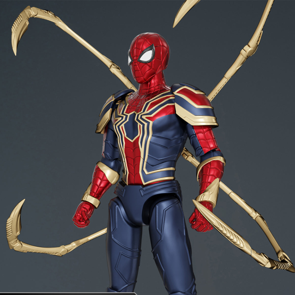 (Only Shipped to the US) Fondjoy 1/12 Scale Infinity Saga Iron Spider MV24103 Assembly Model Kits Comic Series Age 15+