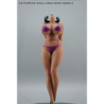 PAWPAW DOLL DK001A 1/6 Seamless Silicone Female Figure Body, Detachable Feet