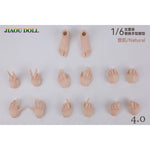 JIAOUDOLL Female Soldier Figure Hands & Feet Accessory Pack 4.0 Premium Hand Set JOQ-H04 1/6 Scale Fit Action Figure