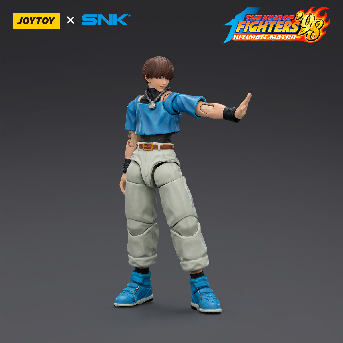 JOYTOY KOF'98UM Orochi Team Chris & Shermie & Yashiro Nanakase 1/18 Scale Action Figure
