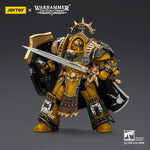 JOYTOY Warhammer Imperial Fists Librarian Consul with Force Axe and Bolt Pistol & Legion Praetor in Tartaros Terminator Armour with Power Sword and Vigil Storm Shield