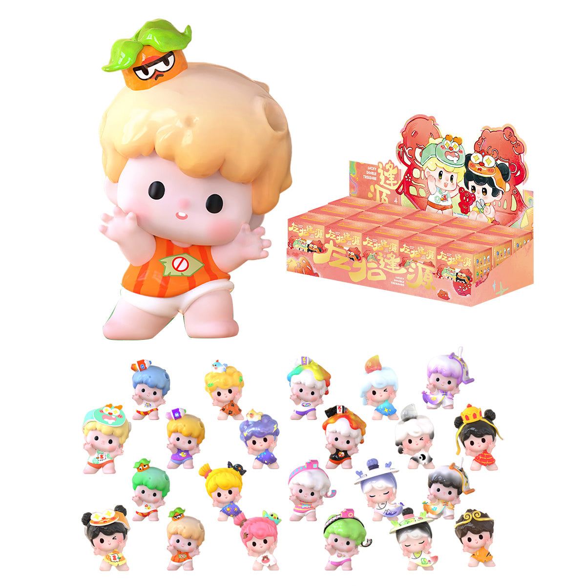 Ft.Fire ZOZO&YOYO - Lucky Double Treasure Series FT-1250001 Mini Blind Box