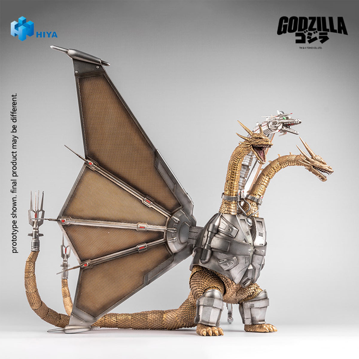 HIYA Godzilla vs. King Ghidorah Mecha King Ghidorah Action Figures