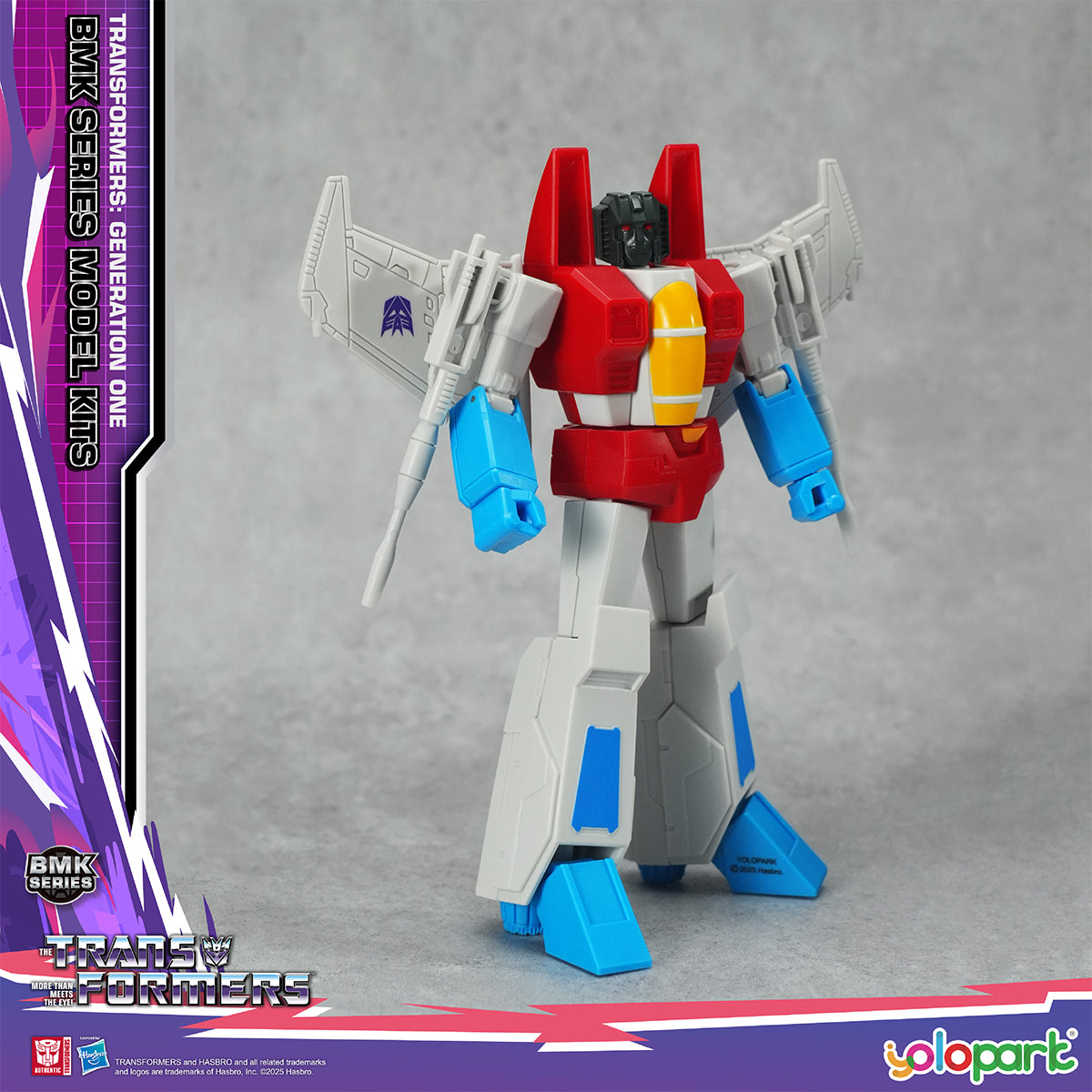 Yolopark Transformers G1 Animation BMK Optimus Prime Megatron Bumblebee Starscream Set Model Kit