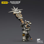JOYTOY Warhammer The Horus Heresy, Iron Warriors Command Squad Chosen with Legion Standard/MKVI Tactical Sergeant with Power Sword and Plasma Pistol, Action Figures