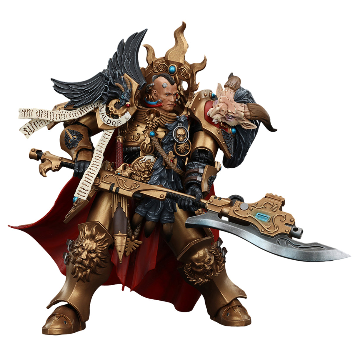 (Only Shipped to the US) JOYTOY Legio Custodes Constantin Valdor Captain-General of the Legio Custodes 1/18 Action Figures