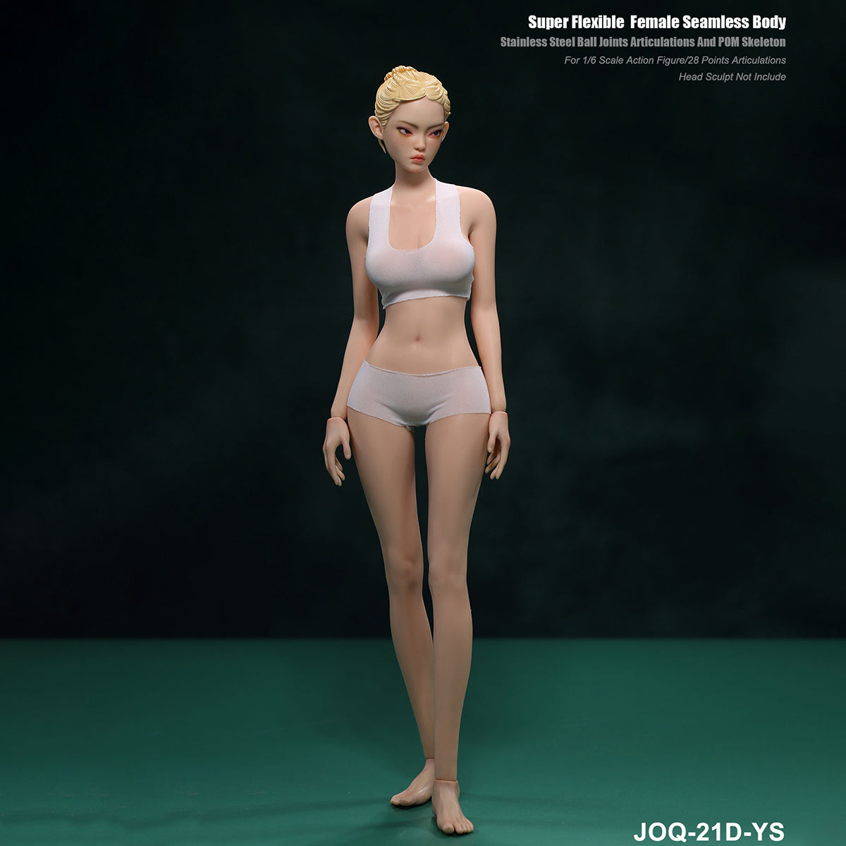JIAOUDOLL 1/6 Slender Elegance Medium Bust Detachable Feet Supermodel Long Legs Female Action Figures Body