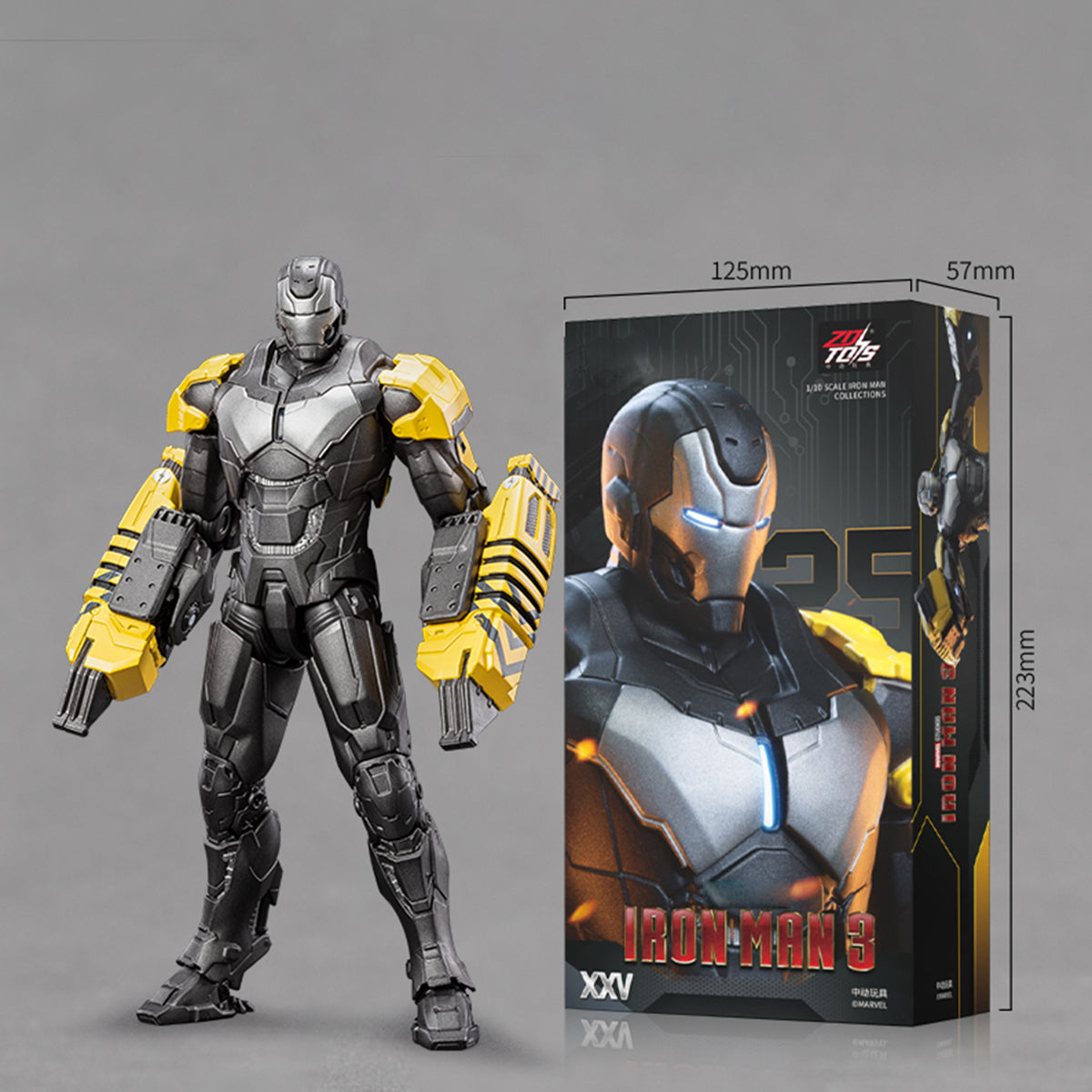 ZD Toys Iron Man MK25 Striker (Non-Luminous) Action Figures