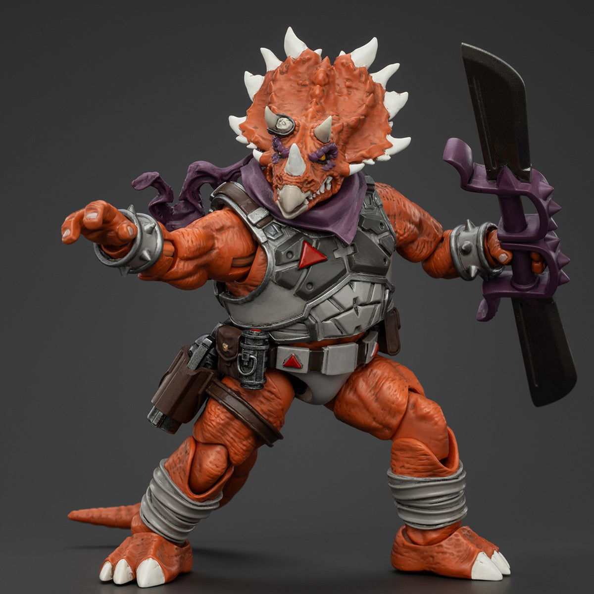 JOYTOY TMNT Casey Jones & Triceraton Infantryman & Adjutant Zork & Captain Zorax Action Figures