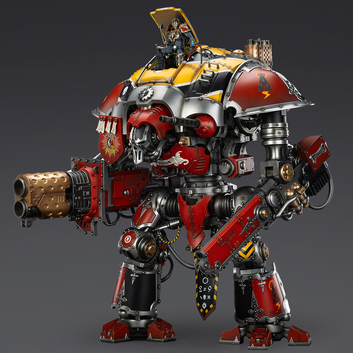 (Only Shipped to the US) JOYTOY Warhammer 40,000 1/18 Imperial Knights House Raven Knight Errant JT9305 Action Figures