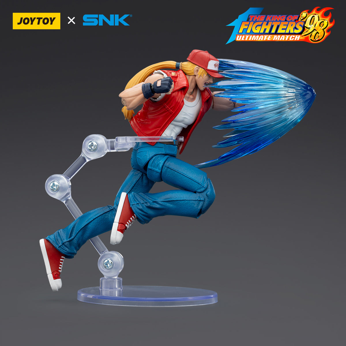 JOYTOY KOF '98UM Fatal Fury Team Joe Higashi & Andy Bogard & Terry Bogard 1/18 Scale Action Figure